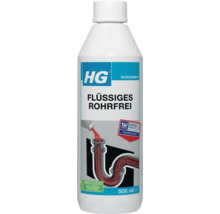 HG Flüssiges Rohrfrei für Badezimmer, 500 ml Flasche