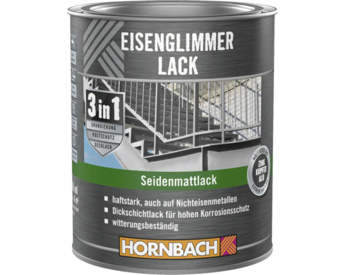 HORNBACH Eisenglimmer Metallschutzlack DB 703 eisengrau 750 ml