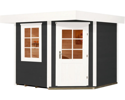 Gartenhaus mit Fenster und Tür