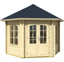 Holz Gartenhaus mit Doppeltür und Fenstern