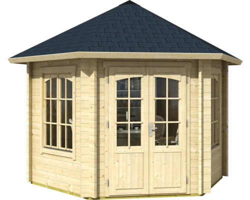 Holz Gartenhaus mit Doppeltür und Fenstern