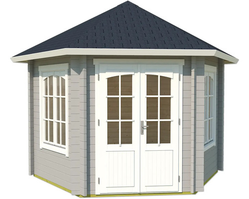 Gartenhaus mit Doppeltür und Fenstern