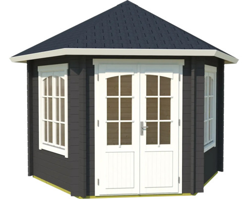 Gartenhaus mit Doppeltür und Fenstern