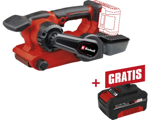 Akku-Bandschleifer Einhell Power X-Change TP-BS 18/457 Li Brushless + GRATIS Akku 18 V 3,0 Ah Akku-Bandschleifer Einhell Power X-Change TP-BS 18/457 Li Brushless + GRATIS Akku 18 V 3,0 Ah