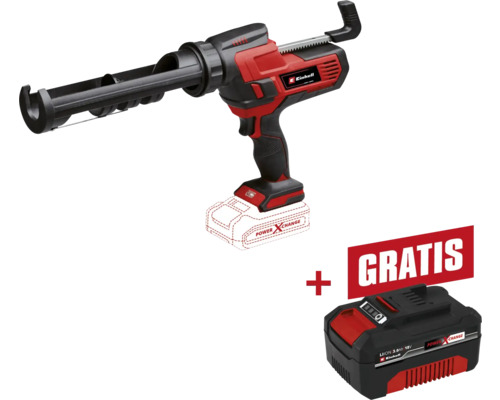 Akku-Kartuschenpistole Einhell Power X-Change TE-SG 18/10 Li + GRATIS Akku 18 V 3,0 Ah Akku-Kartuschenpistole Einhell Power X-Change TE-SG 18/10 Li + GRATIS Akku 18 V 3,0 Ah