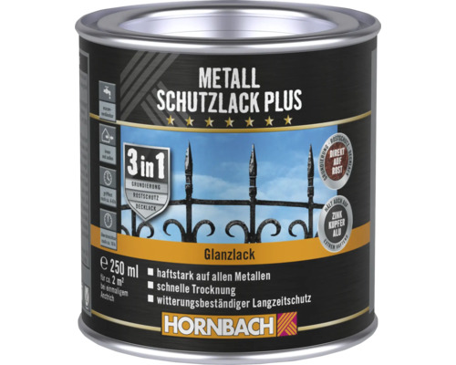 HORNBACH Metallschutzlack Plus gänzend anthrazit 250 ml