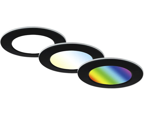 LED-Einbaustrahler mit verschiedenen Lichteinstellungen