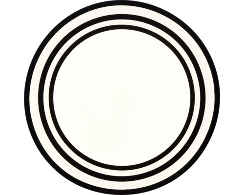 Rundes Siegel mit konzentrischen Kreisen