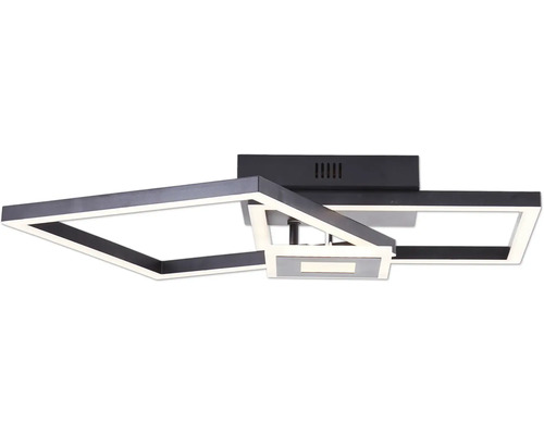 Quadratische LED Deckenleuchte mit geometrischem Design