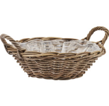 Pflanzkorb aus Naturfaser Elite 15 x 40 x 15 cm braun