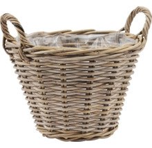 Pflanzkorb aus Naturfaser Elite 30 x 39 x 30 cm braun