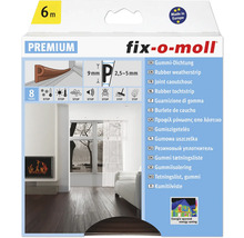 fix-o-moll P-Profildichtung selbstklebend braun 6 m 5,5 x 9 mm-thumb-0