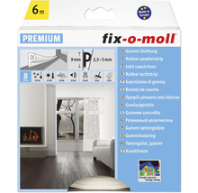 fix-o-moll P-Profildichtung selbstklebend weiß 6 m 5,5 x 9