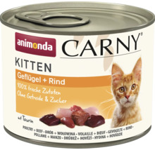 Animonda Carny Kitten Nassfutter mit Geflügel und Rind in Konservendose