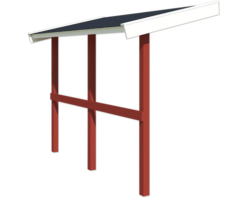 Holzunterstand mit Dach