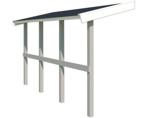 Holzunterstand mit Dach für den Außenbereich