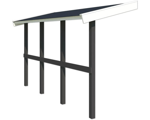 Holzunterstand mit Dach für den Außenbereich