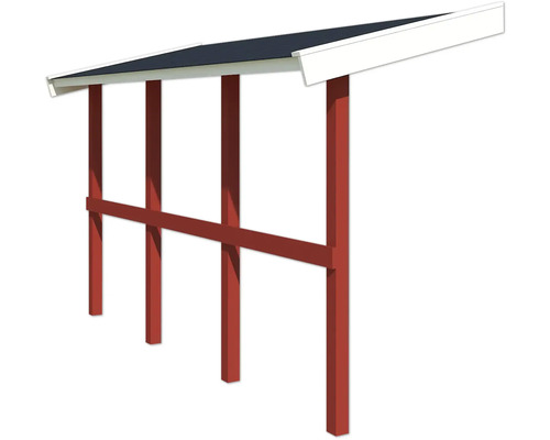 Holzunterstand mit Dach