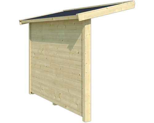 Holzunterstand mit Dach