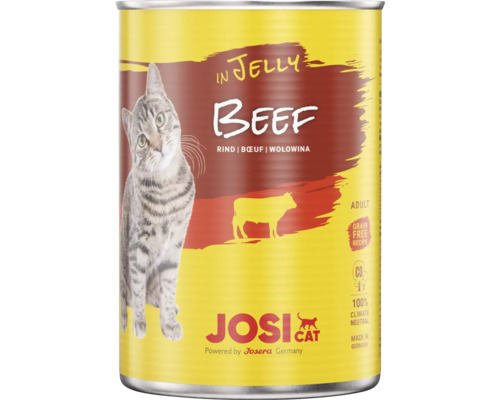 Katzenfutter nass Josera Josi Cat Beef in Jelly 400 g
