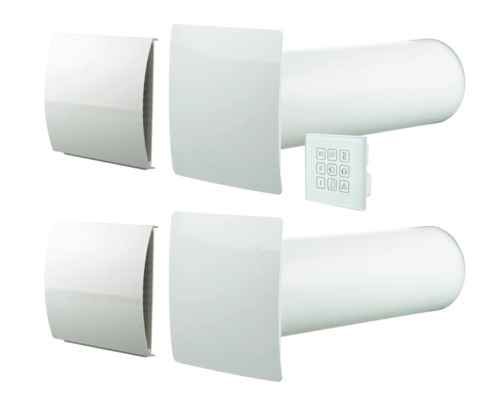 Zwei Rohrventilatoren mit Steuerung