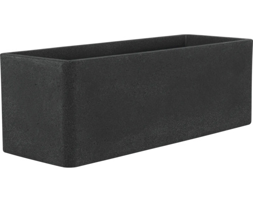 Blumentopf geli Cube Kasten aus Kunststoff 80x29x27,5 mm anthrazit Rechteckiger Pflanzkasten für den Garten oder die Terrasse