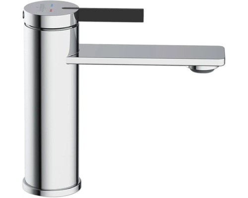 Waschtischarmatur aus Metall, verchromt