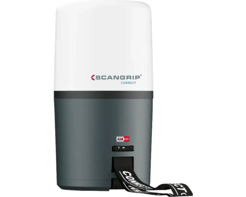 Scangrip Area 6 Connect Arbeitsleuchte 360° IP54 54W 6000 lm anthrazit Kompatibel mit Metabo/CAS Akkusystem