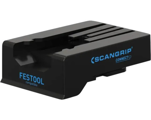 Scangripp Connector Adapter mit Akkusicherheitssystem für 18/20-V Akkus Kompatibel mit Festool