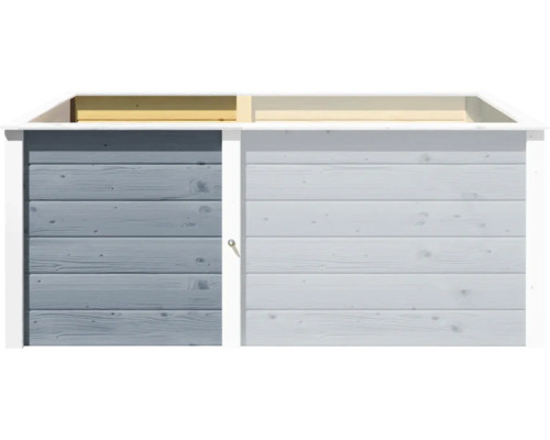 Holzgartenhaus mit Schiebetür