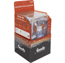 Kartonaufsteller mit KWB Adventskalender