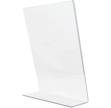 Tischaufsteller schräg transparent DIN A4-thumb-0
