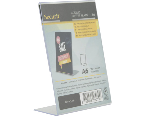 Acryl Tisch-Posterrahmen im Format A6
