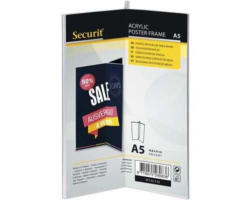 Securit Tischaufsteller A5