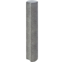 Rundpalisade iMount mit Hohlkehle grau 15 cm x 100 cm