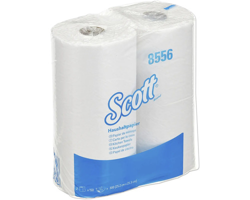 Kimberly-Clark Küchenrolle Scott Comfort 2-lagig á 150 Blatt 2 Stück