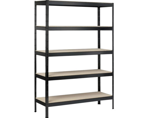 Schwerlastregal mit fünf Regalböden