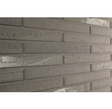 Graue Backsteinmauer