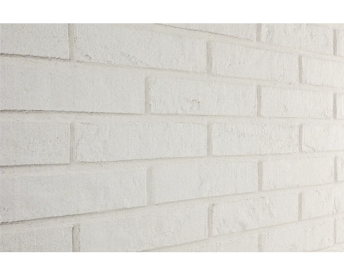Weiße Ziegelwand für den Innenausbau