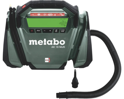 Metabo AK 18 Multi Akku-Kompressor mit Schlauch und Düse