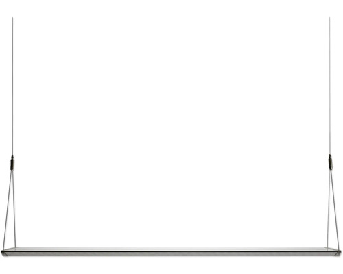 LED Hängeleuchte mit Stahlseilen