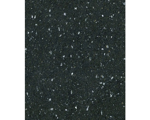 PICCANTE Küchenarbeitsplatte A300 Sirius Schwarz 1860x635x40 mm Schwarze Arbeitsplatte mit Sprenkeln
