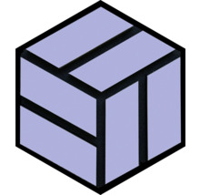 Symbol für einen würfelförmigen Container