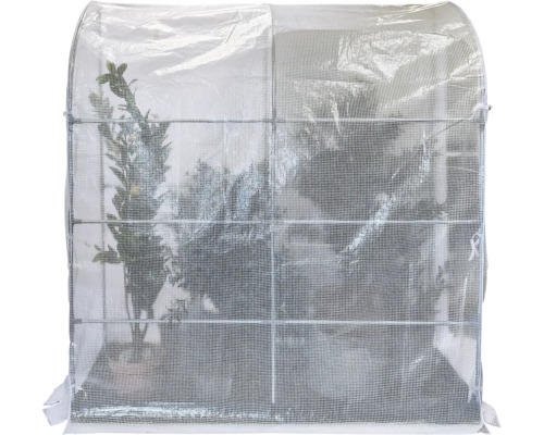 Gewächshaus mit durchsichtiger Abdeckung zum Schutz von Pflanzen