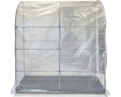 Frost-Schutzhaus Überwinterungszelt Videx ICELAND 200x80x215 cm transparent Mini-Gewächshaus mit Folienabdeckung