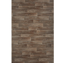 Verlegtes Vinylparkett mit Holzoptik