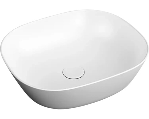 VitrA Aufsatzwaschbecken Plural 45 x 38 cm weiß matt mit Beschichtung 7810B401-0016 Aufsatzwaschbecken aus Sanitärkeramik