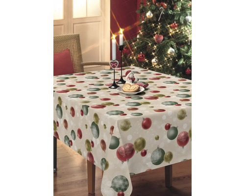 Wachstuchtischdecke Weihnachtskugeln 130x160 cm Wachstuchtischdecke Weihnachtskugeln 130x160 cm