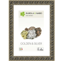 Dokumentenrahmen Holz Silver mit Ornamenten silber 21x29,7 cm (DIN A4)