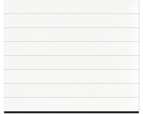 Sektionaltor mit horizontaler Linienstruktur
